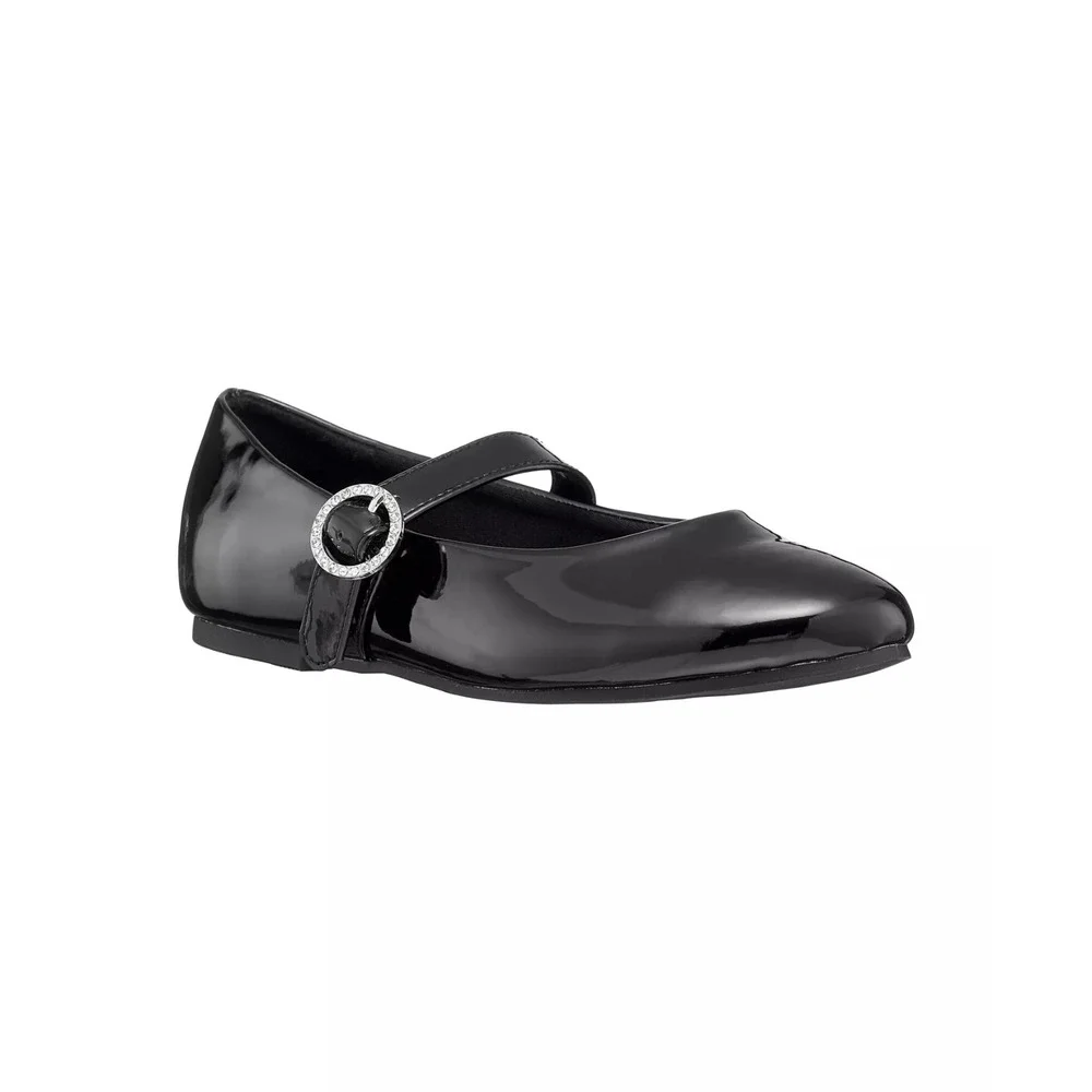 Jessica Simpson Toddler Girls Size 7C Patent Leather Amy Buckle Ballet Flats